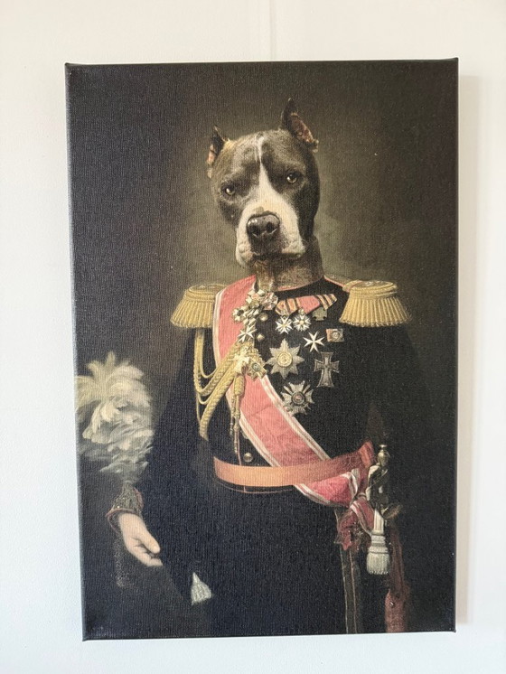 Image 1 of 8 retratos de perros en lienzo