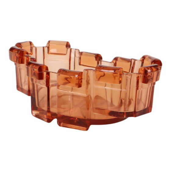 Art Deco Schaal Jardinière Stolze Hermanova Kubistisch – Plantenbak, Glass (photo 6 of 18)