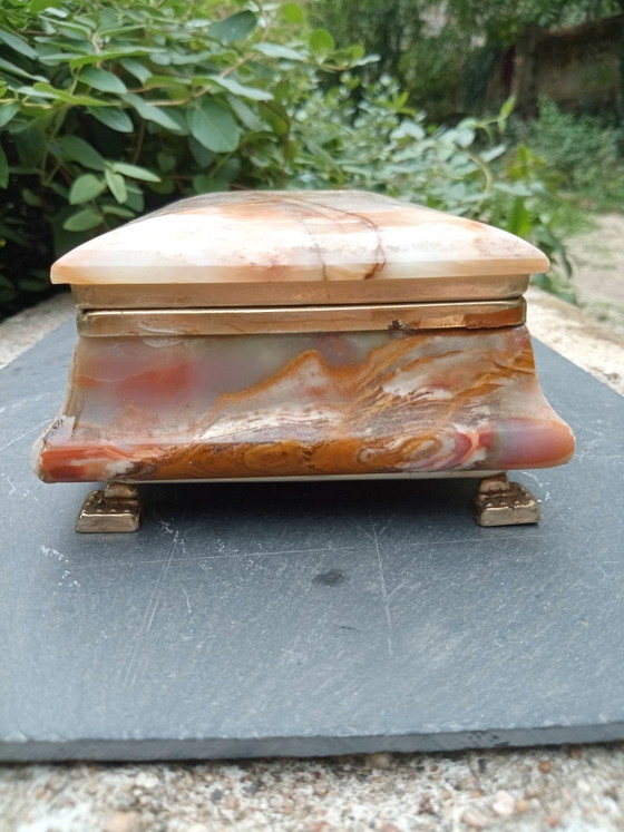 Onyx jewelry box 1960s – Decorative Objects, Stone (photo 8 of 9)