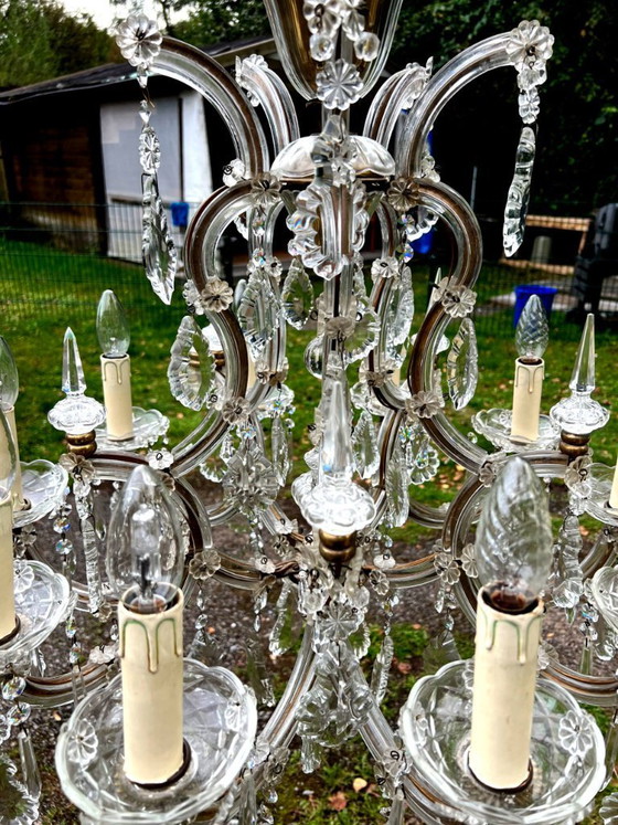 Traumhaft Schöner Palwa Kristall Lüster / Kronleuchter 50er Jahre – Kinderleuchten, Glass (photo 2 of 5)