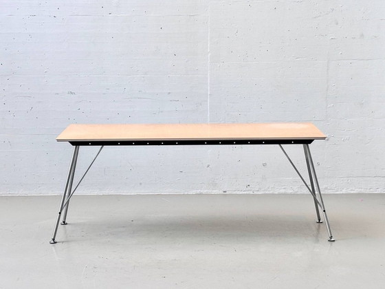 Atelier Alinea office desk with metal frame – Dining tables, Wood (photo 8 of 15)