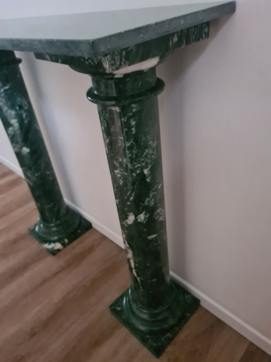 Image 1 of table d'appoint en marbre de Carrare