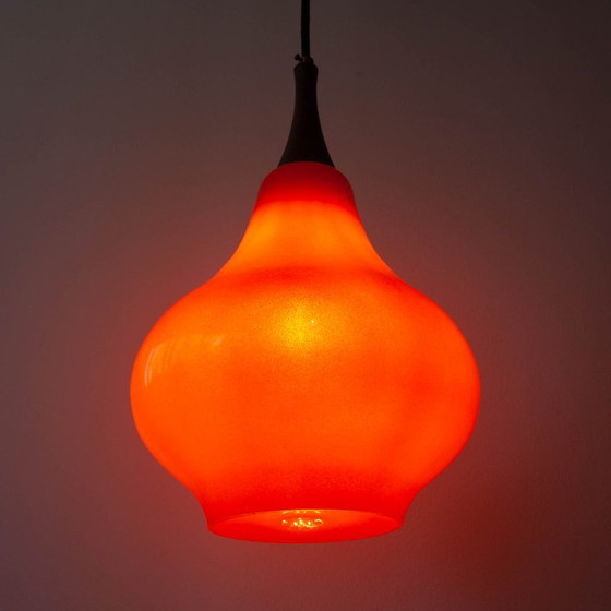 1960s Orange Glass Pendant – Pendant lamps (photo 4 of 14)