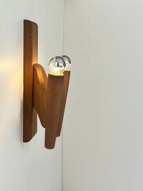 Image 1 of Applique vintage en bois, France, 1950