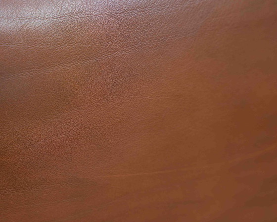 Image 1 of Leren fauteuil, jaren 70, fabrikant Sitag, cognacbruin leer.
