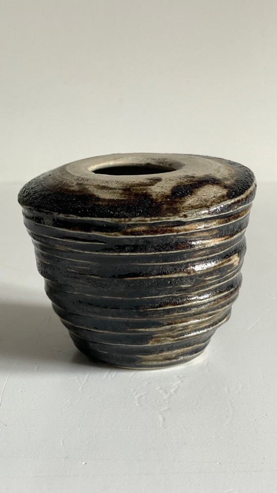 Image 1 of Vintage brutalistische handgemaakte vaas