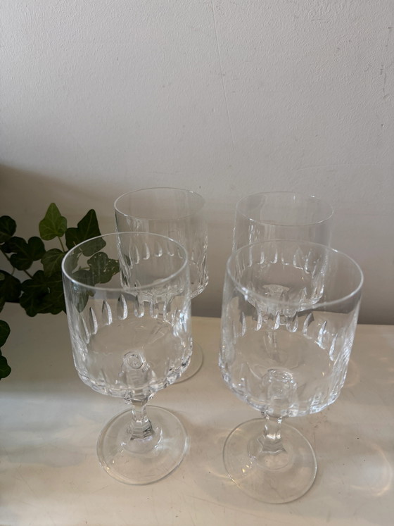 Set of 4 Cristal D'Arques wine glasses – Glass & Decanter, Vintage (photo 2 of 5)