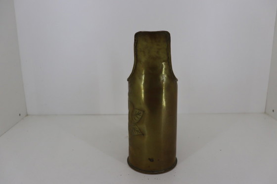 Prachtige Trench Art Schenkkan (1942) – Britse WO2 Hulzenkunst / Loopgravenkunst – Beeldhouwkunst, Other (photo 4 of 7)