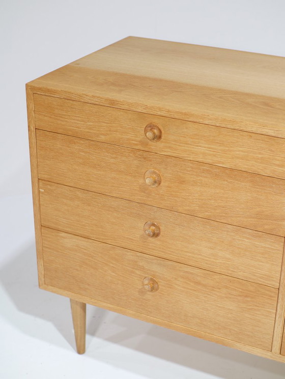 Image 1 of Børge Mogensen double chest of drawers oak Danish 1960s