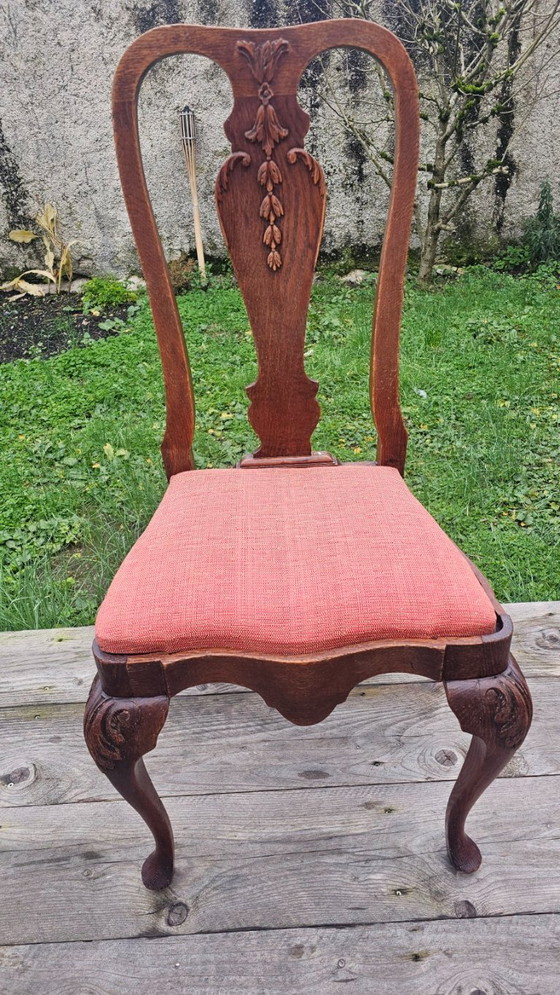 Stoel in Queen Anne/Chippendale-stijl – old school, Eetkamerstoelen, Wood (photo 5 of 9)