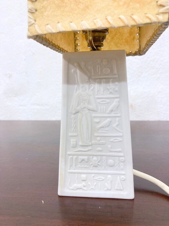 Image 1 of Kleine Mid Century Tischlampe von Hutschenreuther Design Hans Achtziger