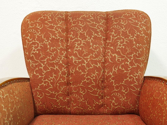 Image 1 of Fauteuil cocktail vintage, années 1950, fauteuil club, style Art déco, fauteuil lounge, Allemagne