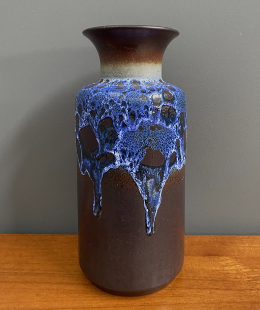 Jasba Vase model N602-1035 black and Blue lava