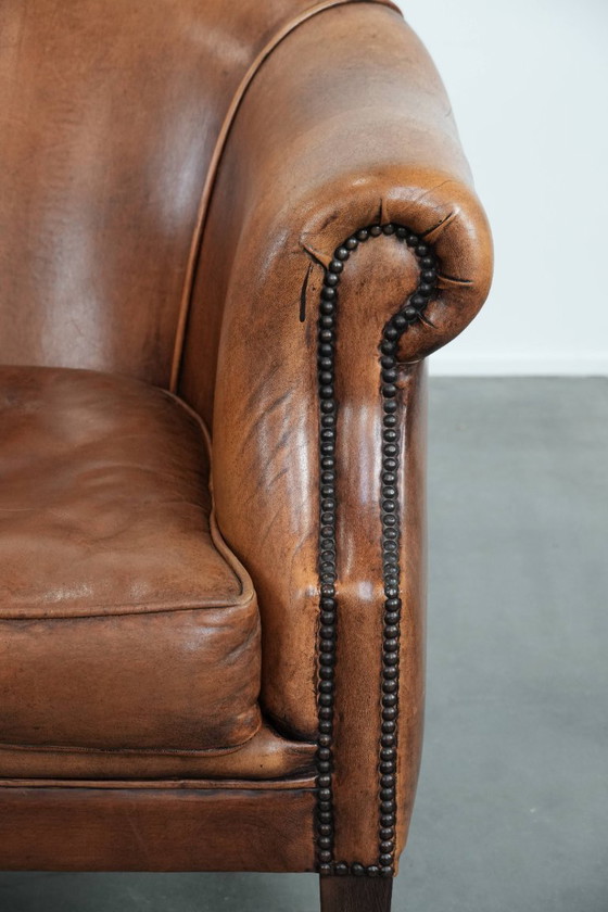 Image 1 of Club-Sessel aus Schaffell mit wunderschönen Farben und bequemem Sitz