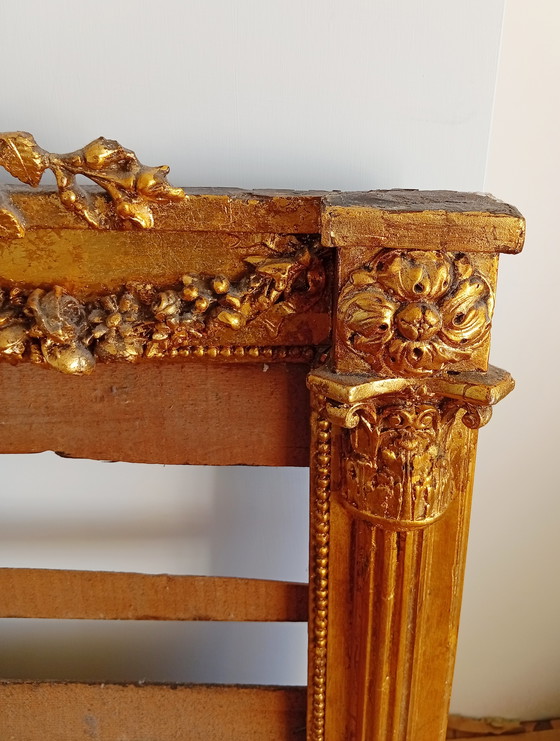 Image 1 of Louis XVI mirror frame in gold leaf