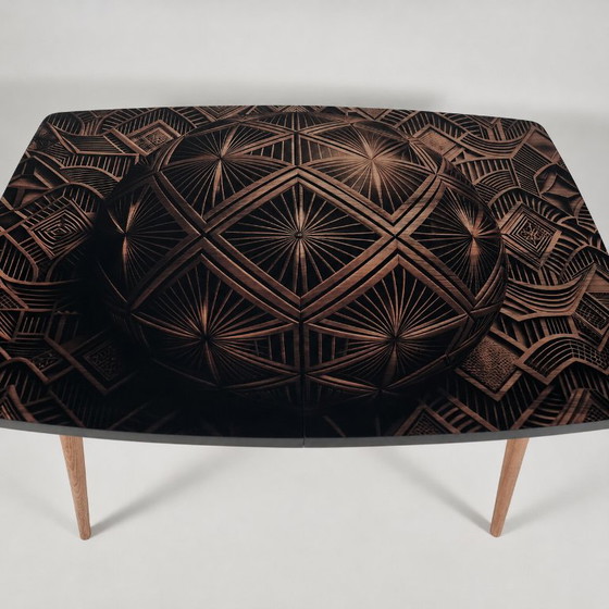Vintage Houten Tafel, jaren 70 – Salontafels, Wood (photo 2 of 7)