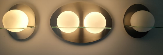 Image 1 of Appliques murales rétro imposantes (« Style d'applique murale Domestic Sun / Raak Pays-Bas »)