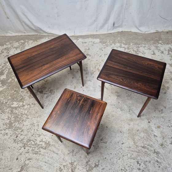 Image 1 of Poul Hundevad, Mimiset danois vintage en palissandre des années 1960