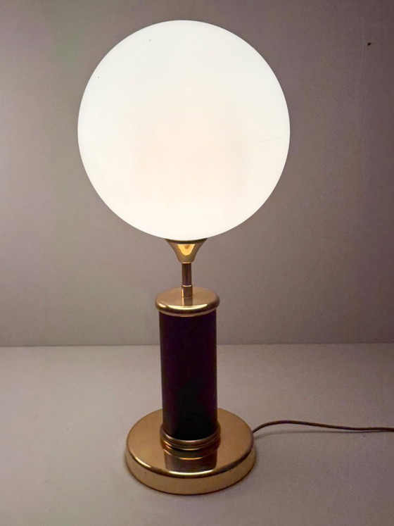 Image 1 of Set di 2 lampade da tavolo in stile Art Déco di Josef Busche, anni '80.