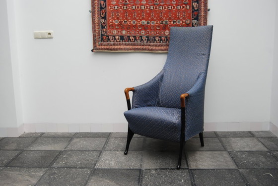 Armchair Giorgetti 63240 Umberto Asnago – Textile, Wood (photo 3 of 5)
