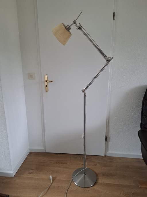 Vintage chrome floor lamp