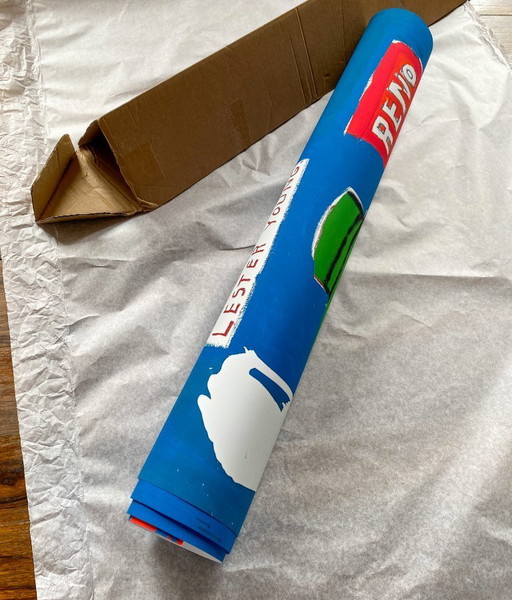 In the Wings - Lester Young au club Reno - Jean-Michel Basquiat 1986 - Affiche 70 × 100 cm