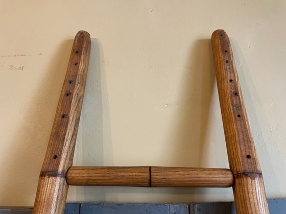 Escabeau de bibliothèque ancien du XIXe siècle, français – Objets déco, Wood (photo 10 of 11)