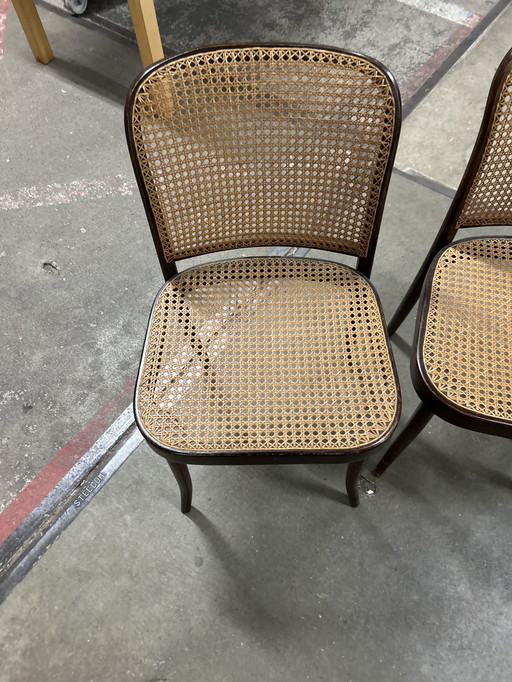 3 sillas de madera curvada Drevounia