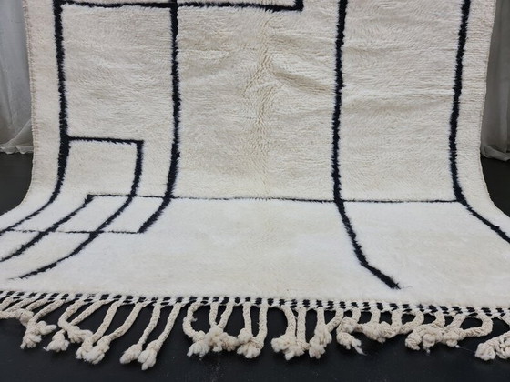 Alfombra de lana natural tejida a mano, de elaboración tradicional, tamaño 250 x 150 cm. – Aime Té, Wool (photo 8 of 10)