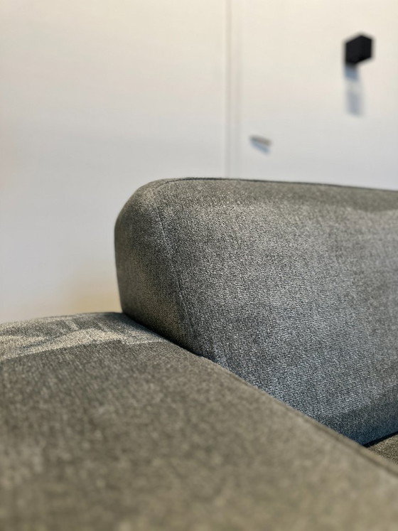 Image 1 of Blauw/Grijze hoekbank 290x170 cm