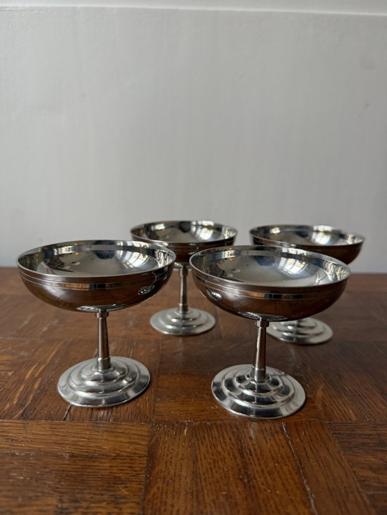 Image 1 of 4 coupes inox sur pied