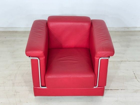 Image 1 of Züco Carat leren fauteuil rood