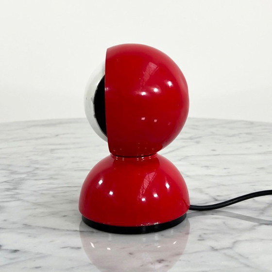 Image 1 of Lampade da tavolo Eclisse rosse di Vico Magistretti per Artemide, anni '60