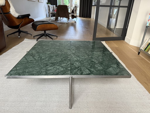 A marble coffee table 
