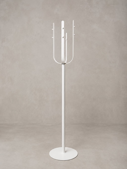 Perchero de metal blanco Calligaris