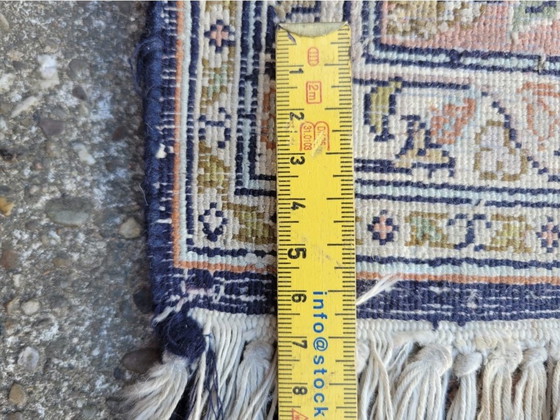 Image 1 of Noble tapis d'Orient noué à la main, pièce unique pich en 100 % soie | soie du Cachemire | 194 x 125 cm
