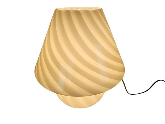 Image 1 of XL - Murano -  Vetri- Venini - mushroom lamp - spiraallamp -  Swirled Glass lamp - 60's