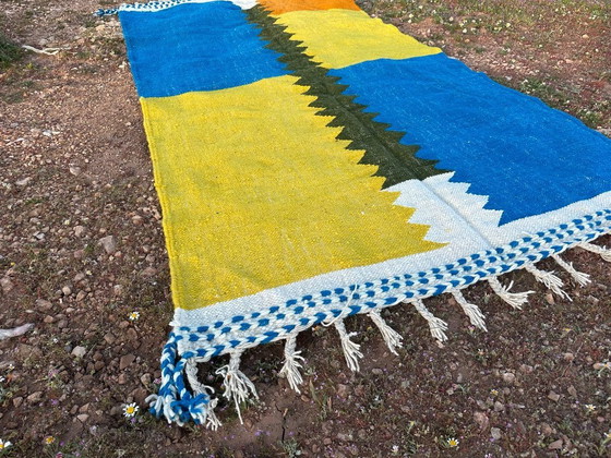 Image 1 of authentic Moroccan Zanafi Kilim 