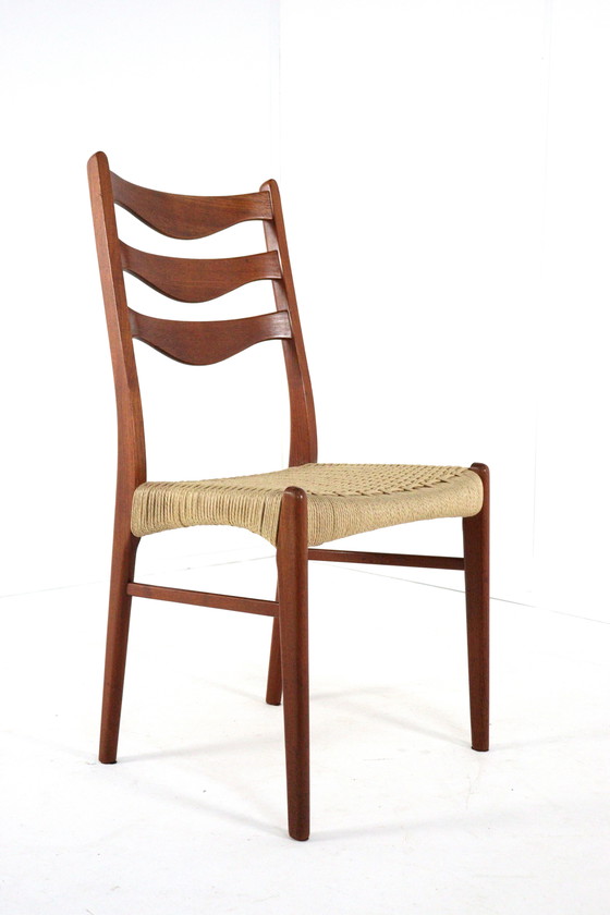 Image 1 of 4x Arne Wahl Iversen per sedie Glygnore Vintage New Papercord