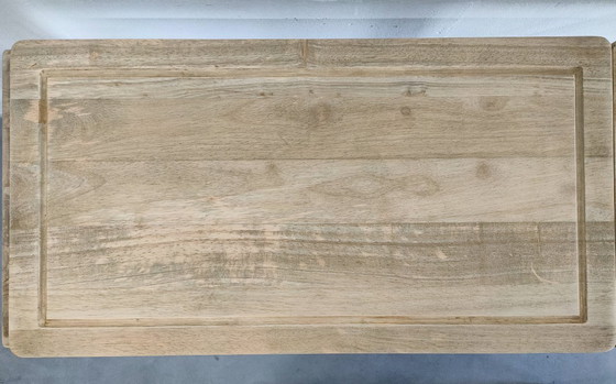 Image 1 of Carrello da cucina retrò, tavolo da lavoro da cucina "a doppia ala"