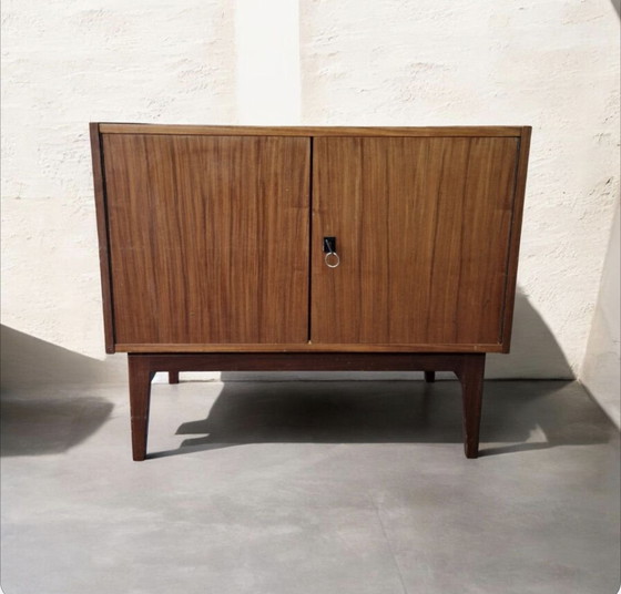 Vintage Sideboard, Mid-Century Teak Cabinet – Wood (photo 5 of 11)