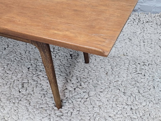Image 1 of Mid-Century Scandinavian Design Solid Teakwood Coffee Table by Aksel Bender Madsen for Bovenkamp. The Netherlands, 1960s