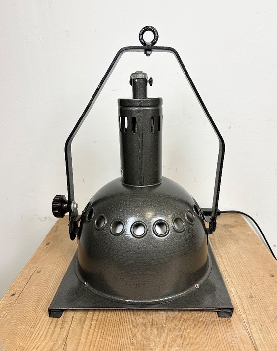 Image 1 of Projecteur de théâtre gris vintage d'Elektrosvit, années 1970