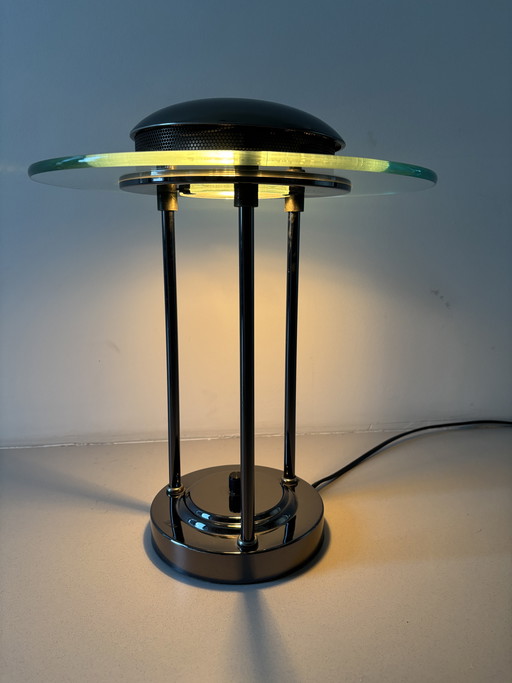 Robert Sonneman Saturn Tischleuchte, hergestellt von Boxford in den 1980er Jahren