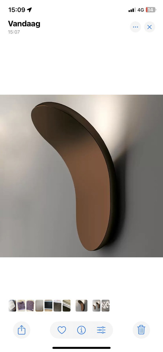 Image 1 of 4x Axolight Lik Led Wall Light Bronze Matte