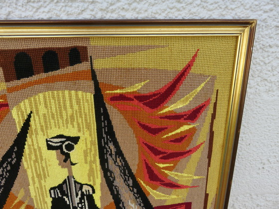 Image 1 of Tapestry "La Corrida" France, 1970