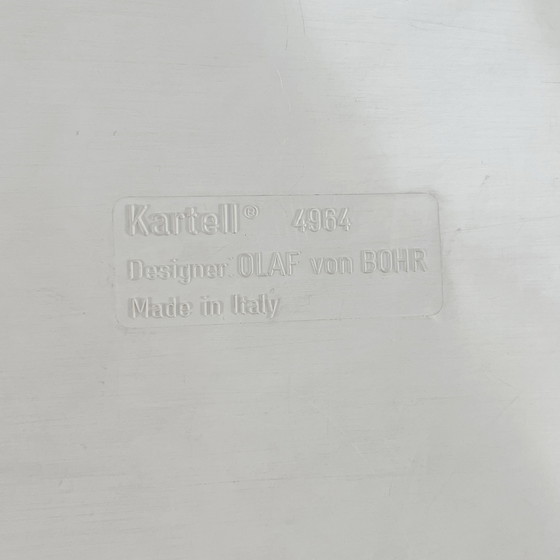 Image 1 of Witte ladekast Model 4964 van Olaf Von Bohr voor Kartell, 1970S