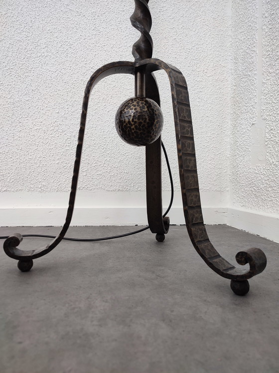 Image 1 of 1950s brutalist floor lamp