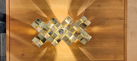 Image 1 of Sauze Line wall light in gold aluminum