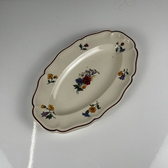 Small Oval Dish "Agreste" Sarreguemines, 20th Century – Crockery, Ceramic (photo 2 of 6)